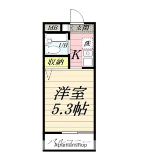 スカイハイム松井【2階】の間取り