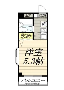 スカイハイム松井【3階】の間取り
