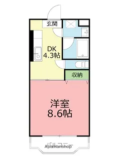 グランツ秦野【2階】の間取り