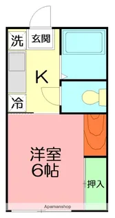 ハウス山王【2階】の間取り