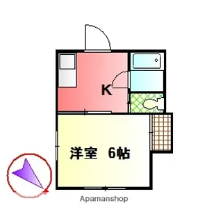 第一コーポ秀美【1階】の間取り