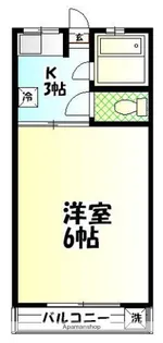 ハイツすずき【1階】の間取り