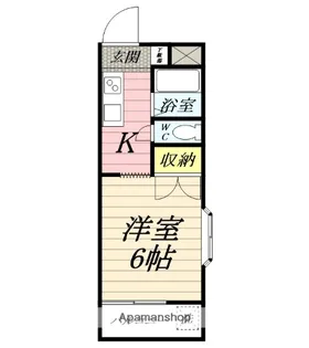 ヤングプラザ【1階】の間取り