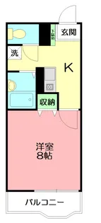 ル・シェルキタカドⅡ【3階】の間取り