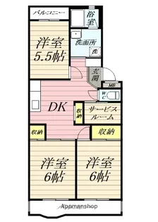 リヴェール【1階】の間取り