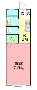 ピアハイツ旭【2階】の間取り