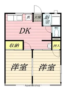 シティハイツシルフィ【2階】の間取り