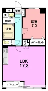 エーデルハイム湘南【3階】の間取り