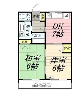 グレイスハイム【1階】の間取り