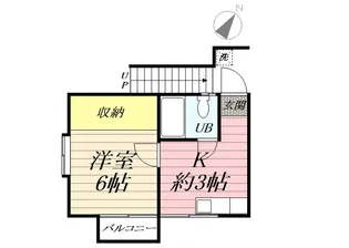 ハイツトリイ【2階】の間取り