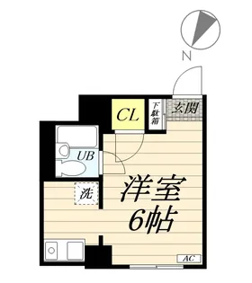 ラフィントール湘南【1階】の間取り