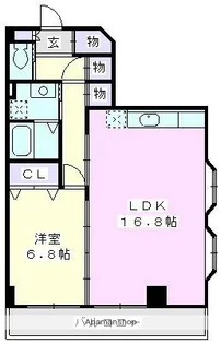 ハイコート湘南【5階】の間取り