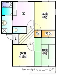 エクセルメゾン【1階】の間取り