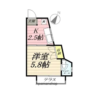 東洋ハイツ【1階】の間取り