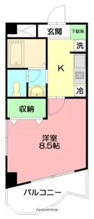 グランドワン【2階】の間取り