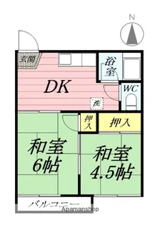 第3松本アパート【2階】の間取り