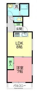 蓮正寺マンション【3階】の間取り