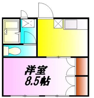 アムール 白樺【2階】の間取り