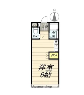 プチメゾン栢山【2階】の間取り