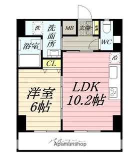 エシュレ湘南【5階】の間取り