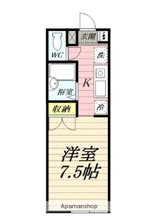 パレロワイヤル善行【1階】の間取り