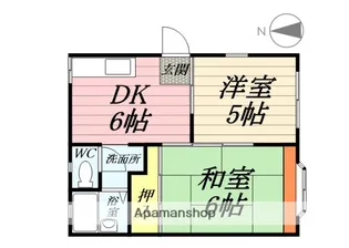 メゾンサンエム【1階】の間取り