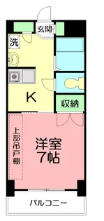 ラポール鶴嶺【4階】の間取り