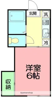 十間坂パレス【2階】の間取り