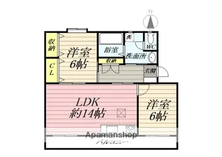 クラウンハイツ海老名【1階】の間取り