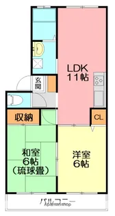 サンハイツ諏訪前【2階】の間取り