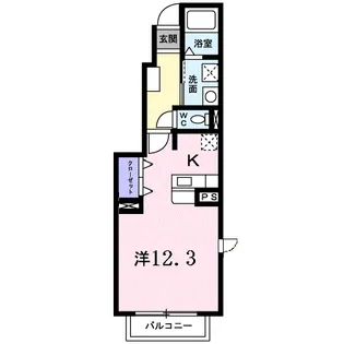 ソレアード湘南Ⅱ【1階】の間取り