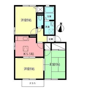 サンシャインC【1階】の間取り
