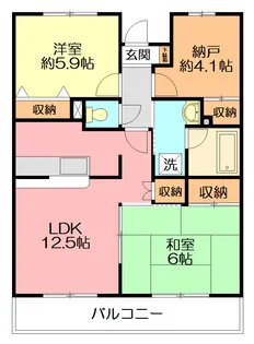 シャトレー上落合【3階】の間取り