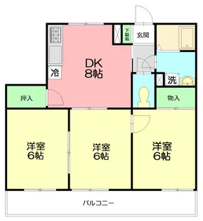 ファミール鵠沼【2階】の間取り