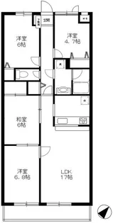 4LDKの間取り画像