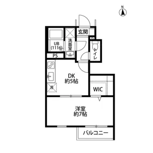 アムール雫【1階】の間取り