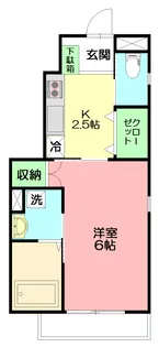 ヴィア・ラッテア【102号室号室】の間取り