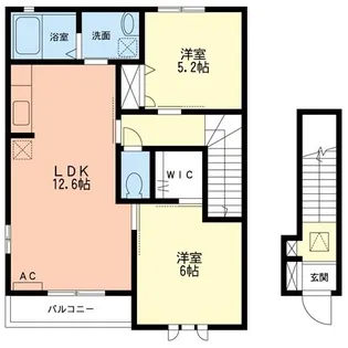 VILLA A【2階】の間取り