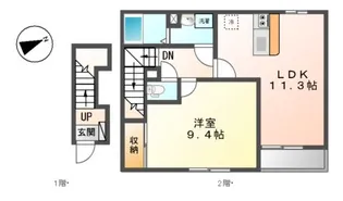 GRANDE.M【2階】の間取り