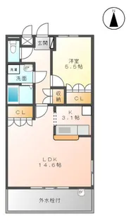 ストラーダⅡ【2階】の間取り
