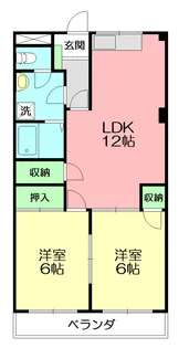 アビタシオン【1階】の間取り