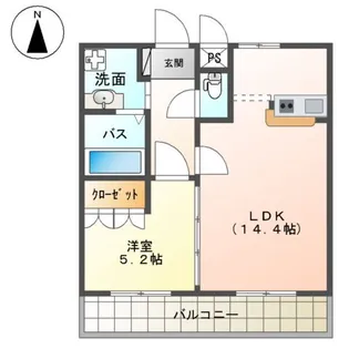 フォーマルハウト【00203号室】の間取り