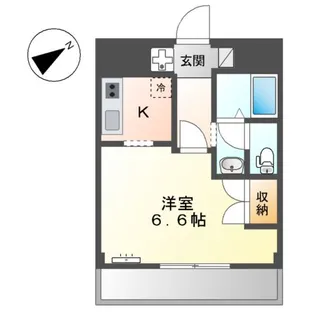 メゾン・ラクウショウ【2階】の間取り