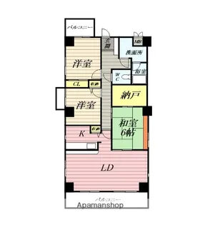 アネシスヒルズ【5階】の間取り