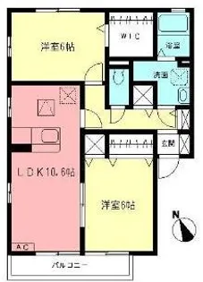 コート・フローラA【101号室】の間取り