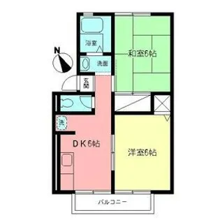 プランドール湘南 A【2階】の間取り