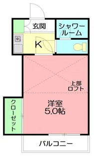 ECOL RESORT 茅ヶ崎A【0106号室】の間取り