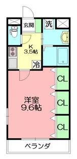 ビレッジ高坪Ⅱ【2階】の間取り