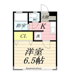 オーエスハイム【1階】の間取り