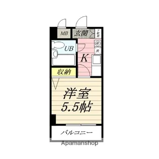 クリオ愛甲石田壱番館【5階】の間取り